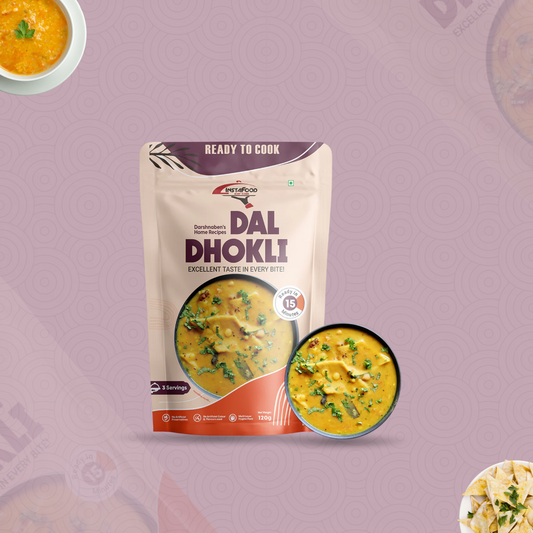 Dal Dhokli (Jain) – 120gm | After Cooking Gets 750gm to Serve