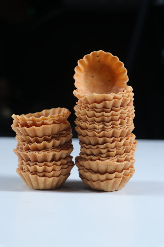 Basket Chat Puri/Fried Delhi Chat Puri 60 Pieces,(235 Grams)