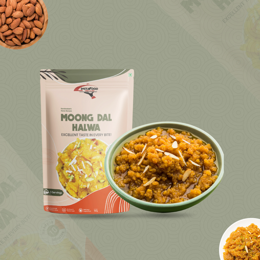 Moong Dal Halwa – 150gm | After Cooking Gets 450gm to Serve