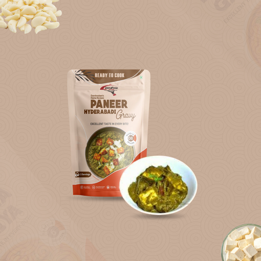Paneer Hyderabadi - 50gm | After Cooking Gets 325gm to Serve