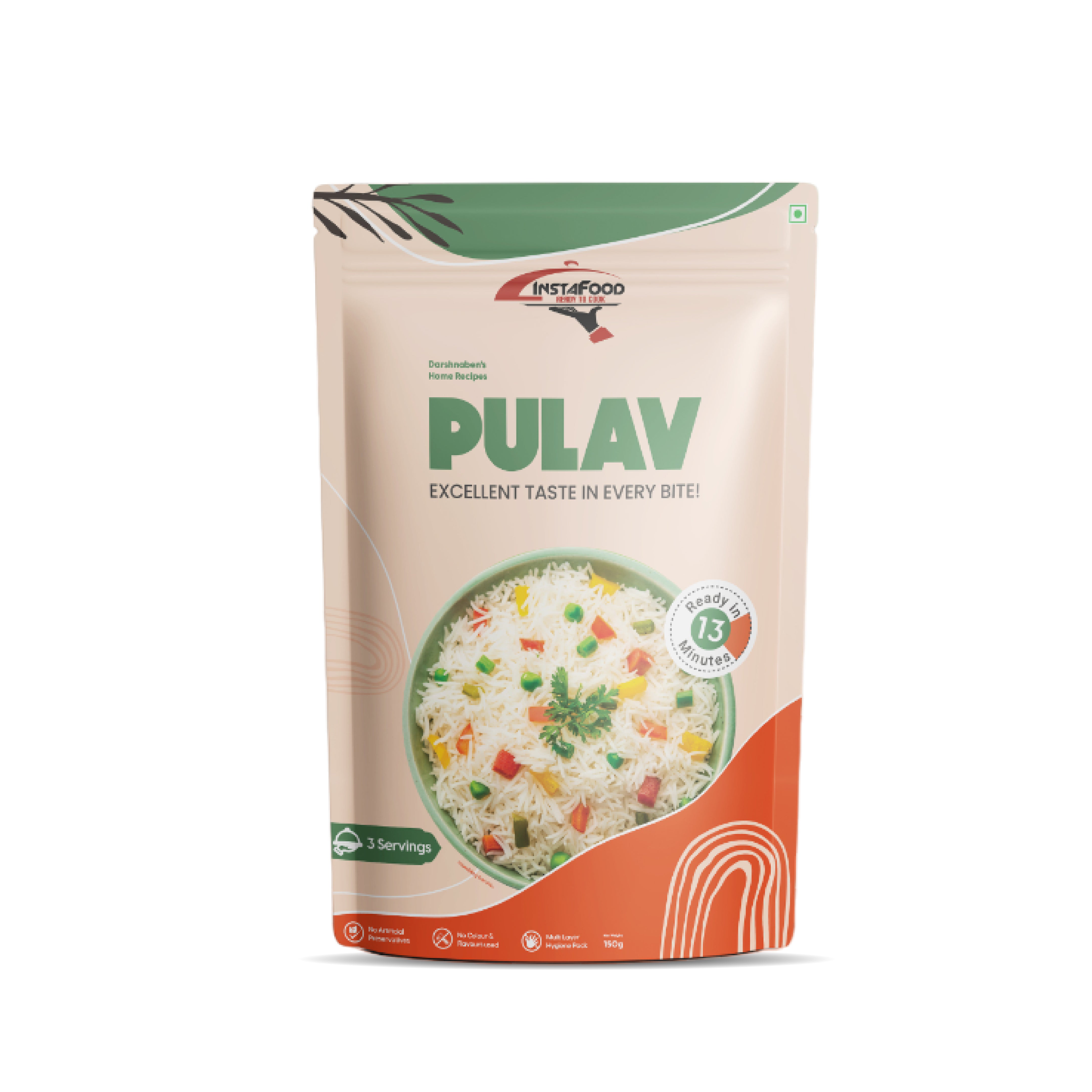 Pulav (Jain) – 150gm - ShetaExports By Instafood