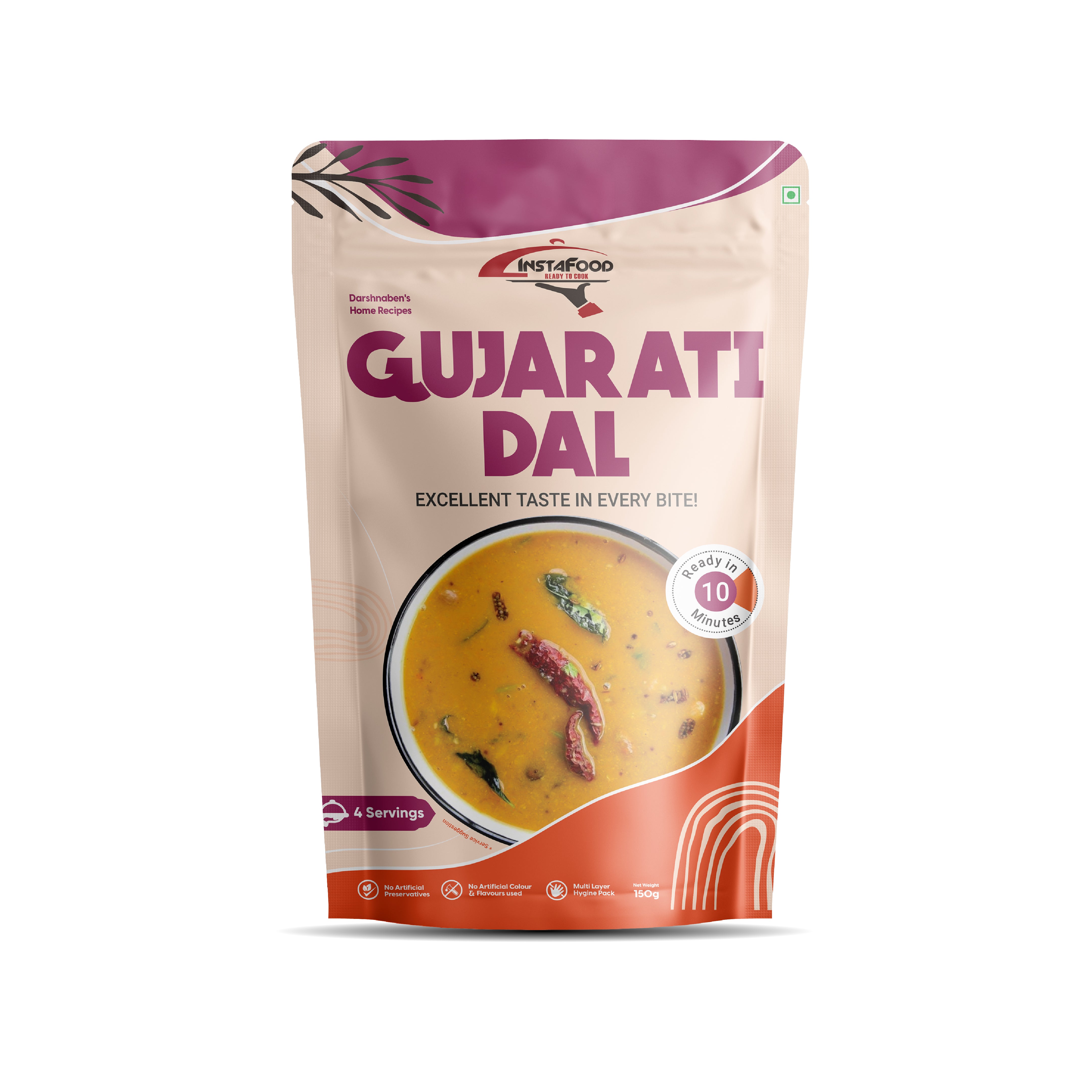 Gujarati Dal – 150gm - ShetaExports By Instafood