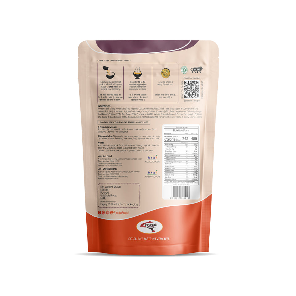Dal Dhokli – 200gm