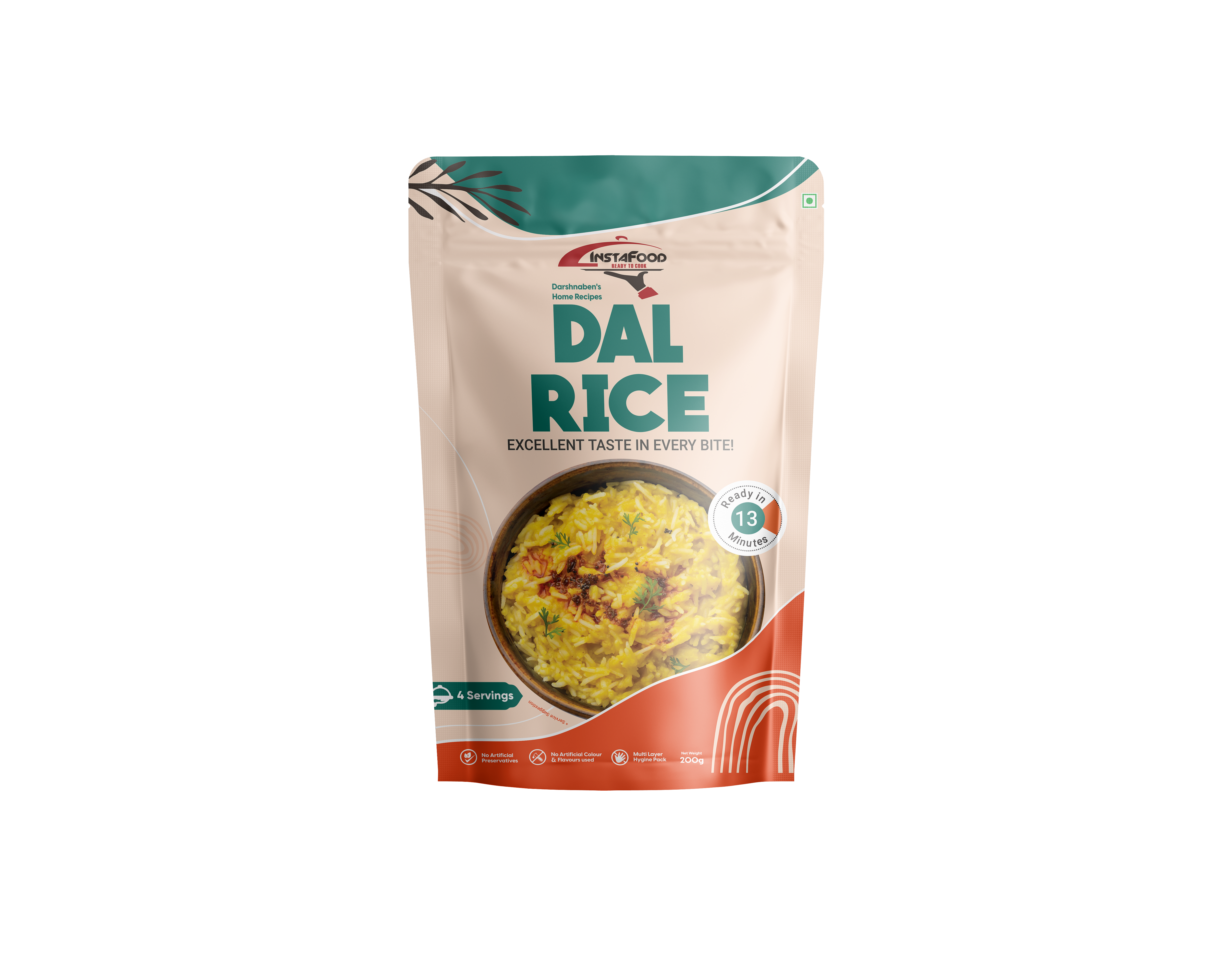 Lasaniya Gathiya - Dal Rice - Combo of 2 items