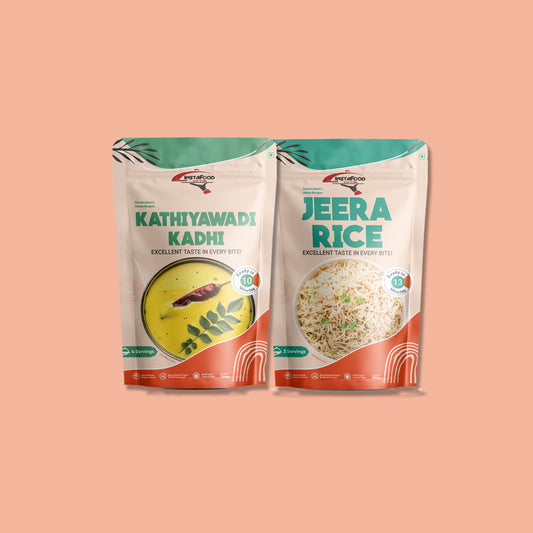 Kathiyawadi Kadhi - Jeera Rice - Combo of 2 items