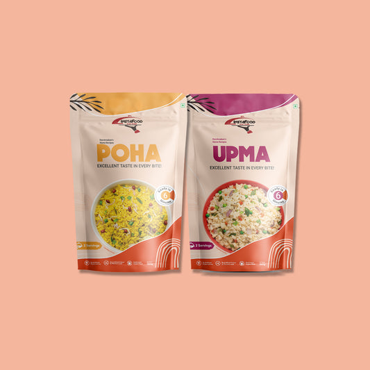 Poha - Upma - Combo of 2 items