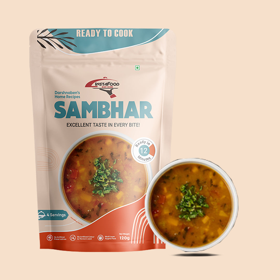 Sambhar-120gm  | After Cooking Gets 550gm to Serve