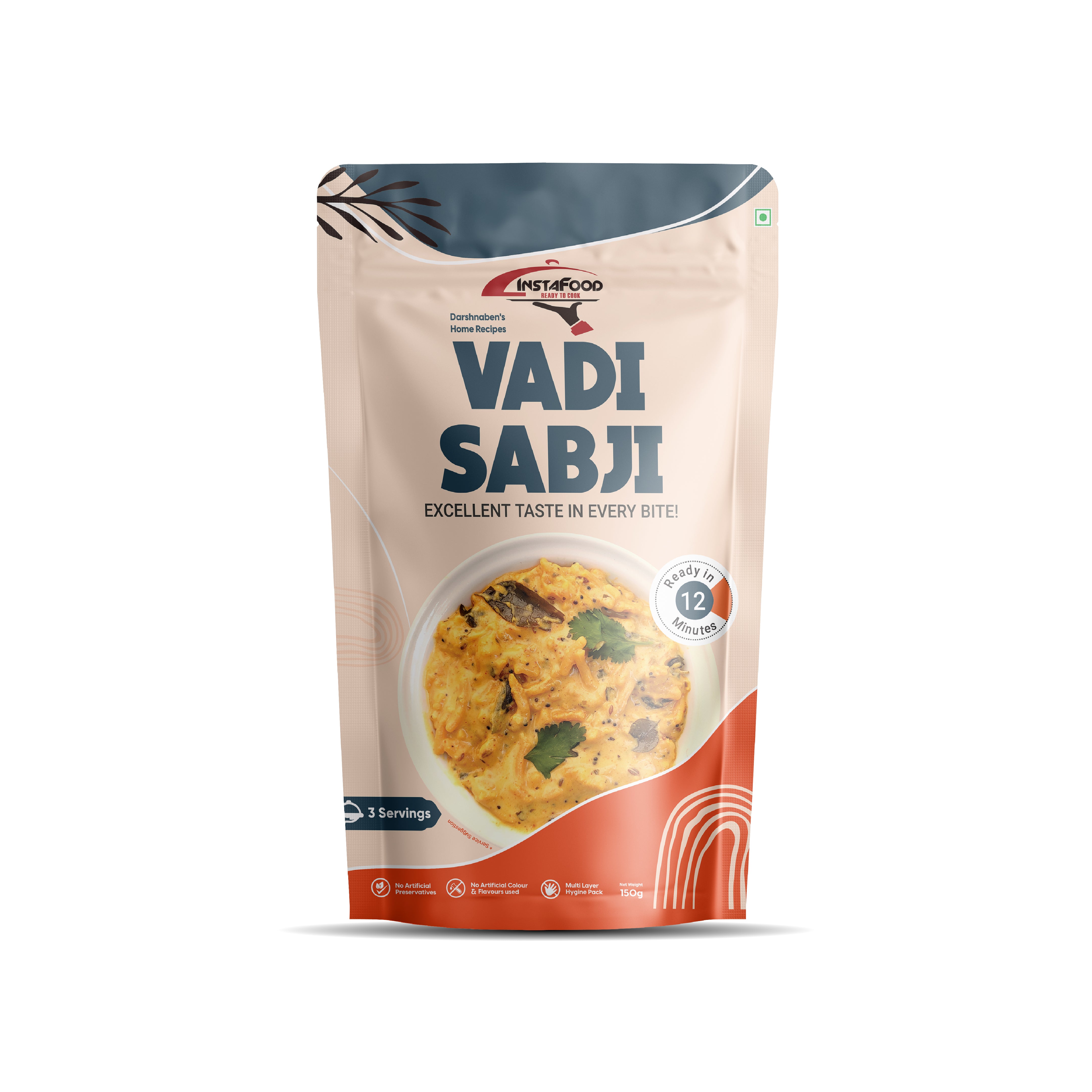 Vadi sabji – 150gm - ShetaExports By Instafood